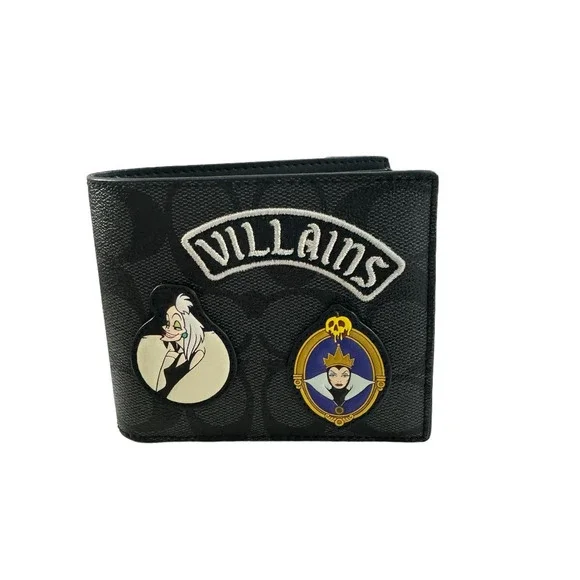 Coach Villians3 in 1 Wallet In Signature Canvas With Patches new